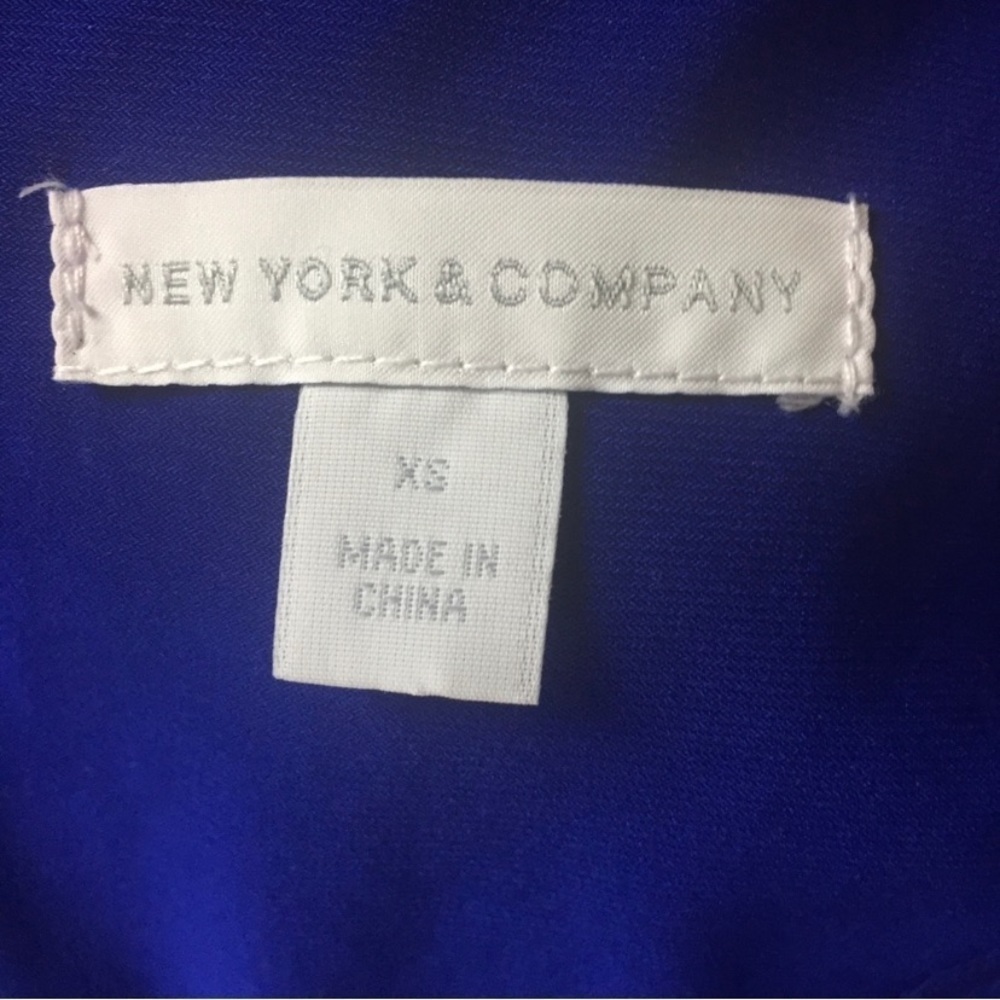 New York & Company Jumpsuit Royal Blue Size XS - Picture 5 of 8